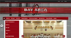 Desktop Screenshot of bayareavolleyballclub.com